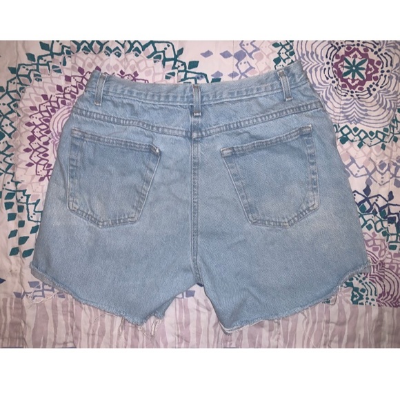 Vintage Distressed Denim Shorts - Picture 2 of 4
